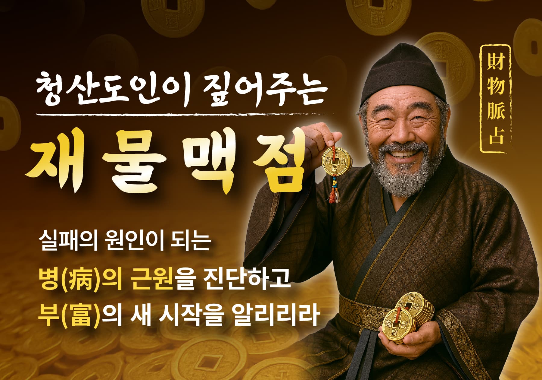 청산도인이 짚어주는 재물맥점